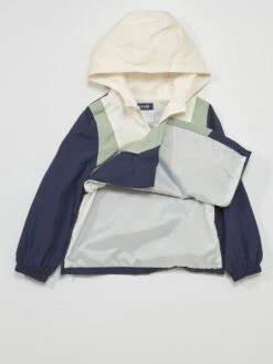 Coupe-vent Adaptatif Avec Capuche -Kiabi coupe vent adaptatif avec capuche bleu noir zp405 1 frb7