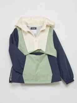 Coupe-vent Adaptatif Avec Capuche -Kiabi coupe vent adaptatif avec capuche bleu noir zp405 1 frb8