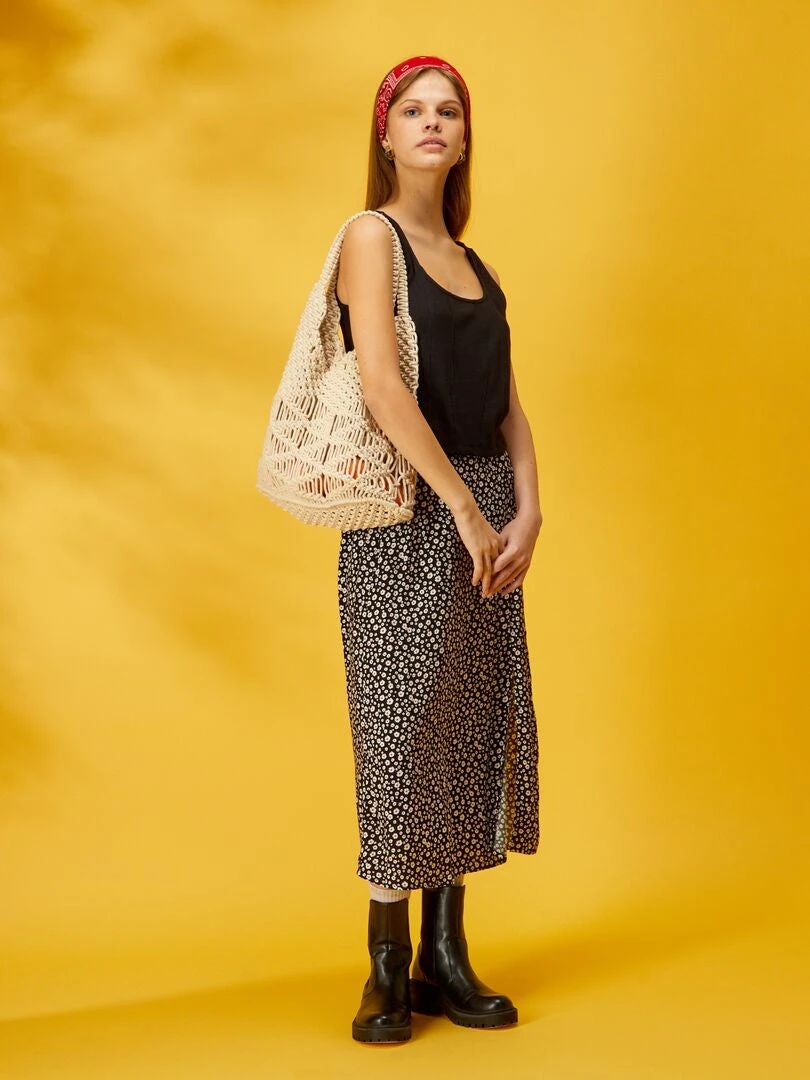 Débardeur Col Carré Effet Corset 4 Débardeur Col Carré Effet Corset – Image 2