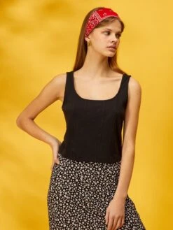 Débardeur Col Carré Effet Corset 9 Débardeur Col Carré Effet Corset -Kiabi debardeur col carre effet corset noir adp13 2 frb4 1