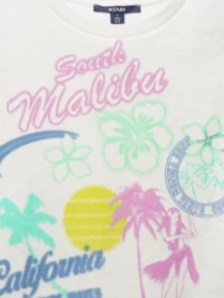 Débardeur Crop Top Imprimé Graffiti 15 Débardeur Crop Top Imprimé Graffiti -Kiabi debardeur crop top imprime graffiti blanc arq97 1 frb7 1