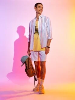 Débardeur En Jersey Imprimé -Kiabi debardeur en jersey imprime jaune zt687 6 frb4 1