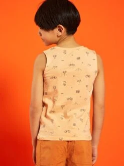 Débardeur En Jersey Imprimé -Kiabi debardeur en jersey imprime orange zo460 3 frb3