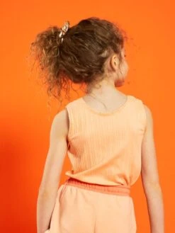 Débardeur En Maille Côtelée -Kiabi debardeur en maille cotelee peche zo671 8 frb3