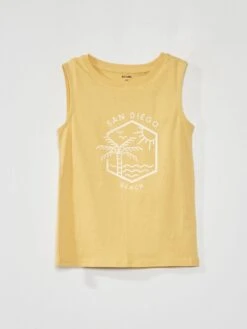 Débardeur Imprimé -Kiabi debardeur imprime jaune zf904 2 frb4