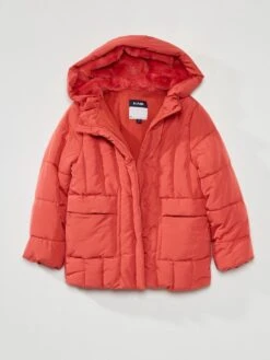 Doudoune à Capuche Matelassé -Kiabi doudoune a capuche matelasse rouge poudre zk060 2 frb7 1