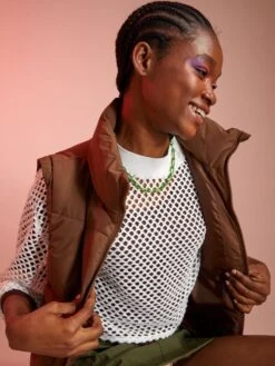 Doudoune Large Sans Manches -Kiabi doudoune large sans manches marron zj264 1 frb3