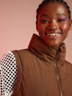 Doudoune Large Sans Manches -Kiabi doudoune large sans manches marron zj264 1 frb5 1