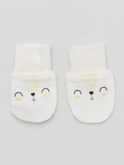 Ensemble Bonnet + Moufles - 3 Pièces -Kiabi ensemble bonnet moufles 3 pieces blanc zs448 1 frb4 1