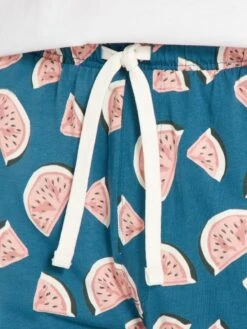 Ensemble De Pyjama Court 'pastèque' -Kiabi ensemble de pyjama court pasteque blancbleu rose zq456 2 frb4 1