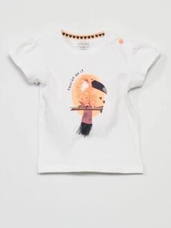 Ensemble T-shirt + Jupe Culotte + Bandeau -Kiabi ensemble t shirt jupe culotte bandeau blanc acs01 1 frb3