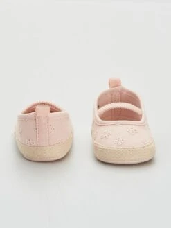 Espadrille Avec Broderie Anglaise -Kiabi espadrille avec broderie anglaise rose zo645 2 frb3
