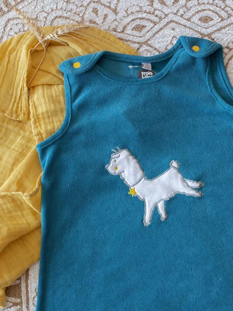 Gigoteuse Bébé 6-18 Mois Bleu Éponge Bébé Kinousses 4 Gigoteuse Bébé 6-18 Mois Bleu Éponge Bébé Kinousses – Image 2