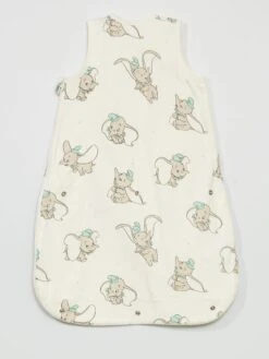 Gigoteuse Légère Sans Manches 'Dumbo' -Kiabi gigoteuse legere sans manches dumbo blanc zo961 1 frb3