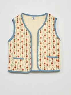 Gilet à Imprimé Jacquard X Nilac Studio -Kiabi gilet a imprime jacquard x nilac studio blanc ame04 1 frb4