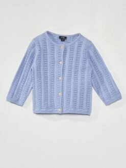 Gilet En Maille Fantaisie -Kiabi gilet en maille fantaisie violet zs428 2 frb4