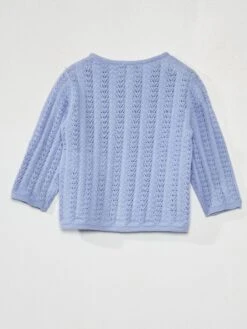 Gilet En Maille Fantaisie -Kiabi gilet en maille fantaisie violet zs428 2 frb5 1