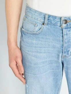 Jean Droit Effet Destroy L32 13 Jean Droit Effet Destroy L32 -Kiabi jean droit effet destroy l32 bleu zq966 1 frb5