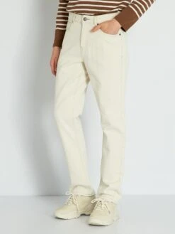 Jean Droit L32 -Kiabi jean droit l32 beige zq964 1 frb4