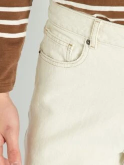 Jean Droit L32 -Kiabi jean droit l32 beige zq964 1 frb5