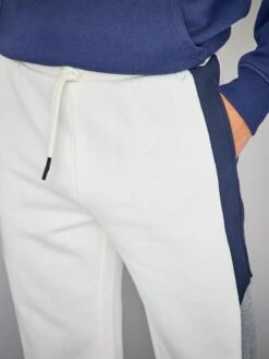 Jogging En Molleton Avec Bandes Contrastantes -Kiabi jogging en molleton avec bandes contrastantes blanc zn152 2 frb5 1