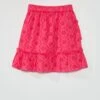 Jupe Courte Avec Broderie Anglaise -Kiabi jupe courte avec broderie anglaise rose indien acd74 1 frb2