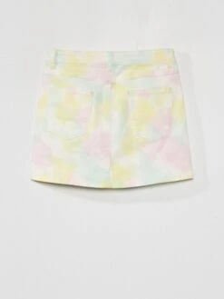 Jupe En Jean Tie And Dye