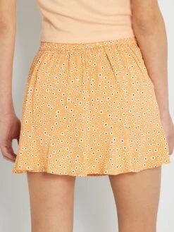 Jupe Short Courte -Kiabi jupe short courte orange zn636 4 frb3