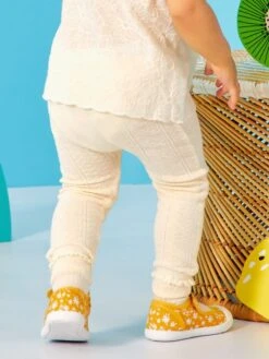 Legging En Maille + Chaussettes - 2 Pièces -Kiabi legging en maille chaussettes 2 pieces ecru zr691 1 frb3