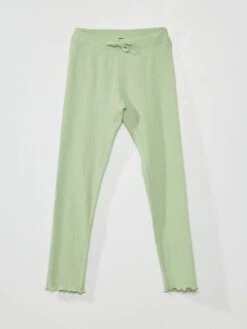 Leggings En Maille Côtelée - 2 Pièces