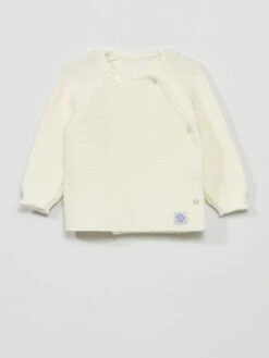 Lot De 2 Brassière 'Manufacture De Layette' - Fabriqué En France -Kiabi lot de 2 brassiere manufacture de layette fabrique en france blanc avf17 1 frb2