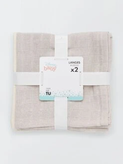 Lot De 2 Langes 'Dumbo' De 'Disney' -Kiabi lot de 2 langes dumbo de disney dumbo xt980 1 frb7 1