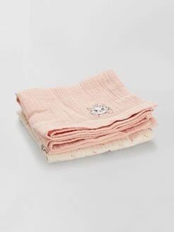 Lot De 2 Langes 'Marie' -Kiabi lot de 2 langes marie roseecru yk484 1 frb5