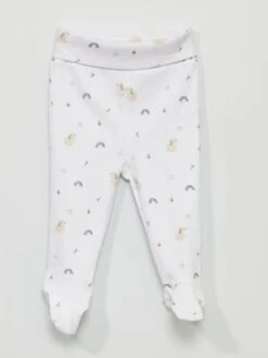 Lot De 2 Leggings Avec Pieds