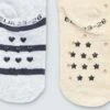 Lot De 2 Paires De Chaussettes Antidérapantes -Kiabi lot de 2 paires de chaussettes antiderapantes gris zk448 1 frb4