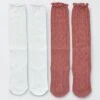 Lot De 2 Paires De Chaussettes Longues -Kiabi lot de 2 paires de chaussettes longues blancrouge zk985 1 frb2