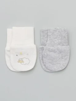 Lot De 2 Paires De Moufles