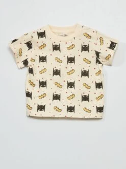 Lot De 2 T-shirt 'Batman' -Kiabi lot de 2 t shirt batman jaunebeige zt672 1 frb2