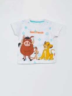 Lot De 2 T-shirts 'Disney' -Kiabi lot de 2 t shirts disney blancbleu zs791 1 frb5