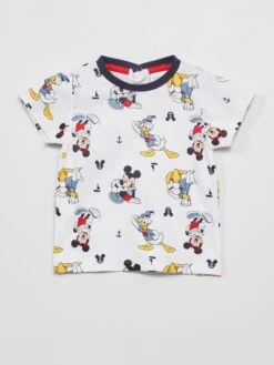 Lot De 2 T-shirts 'Mickey' -Kiabi lot de 2 t shirts mickey blanc zs786 1 frb2