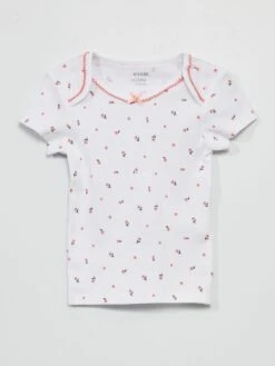 Lot De 2 Tee-shirts -Kiabi lot de 2 tee shirts blanc zq877 1 frb3 1