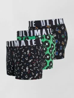 Lot De 3 Boxers Fantaisie -Kiabi lot de 3 boxers fantaisie noirvert xn025 10 frb2
