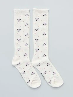 Lot De 3 Paires De Chaussettes -Kiabi lot de 3 paires de chaussettes blancviolet zk981 1 frb4