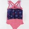 Maillot Bouée à Imprimé Tortue, Marine/rouge -Kiabi maillot bouee a imprime tortue marinerouge bleu bdd11 1 frb5
