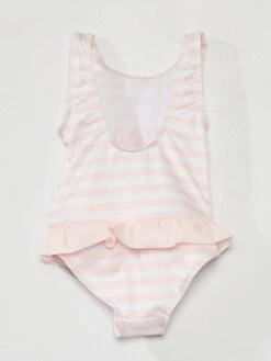 Maillot De Bain 1 Pièce 'Marie' -Kiabi maillot de bain 1 piece marie roseblanc zt388 1 frb3 1