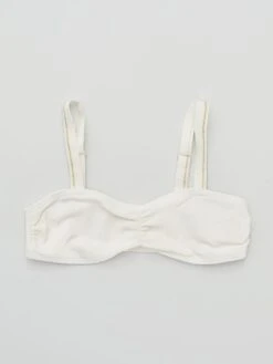 Maillot De Bain 2 Pièces En Nid D'abeille -Kiabi maillot de bain 2 pieces en nid dabeille blanc zr746 1 frb3