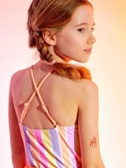 Maillot De Bain à 'rayures' - 1 Pièce -Kiabi maillot de bain a rayures 1 piece multicolore zr943 1 frb3