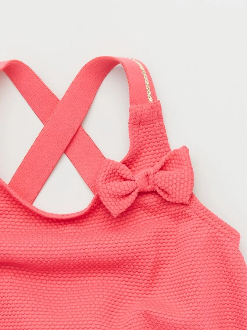 Maillot De Bain En Nid D'abeille - 2 Pièces 3 Maillot De Bain En Nid D'abeille - 2 Pièces