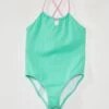 Maillot De Bain Uni - 1 Pièces -Kiabi maillot de bain uni 1 pieces vert zr950 1 frb1