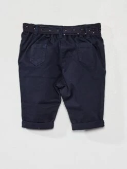 Pantalon Avec Ceinture à Nouer